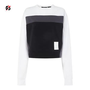 Dernières pulls pour femmes 2025 sweat col arrondi multicolore conception personnalisée coton polaire col rond pulls lourds - Product Image 1