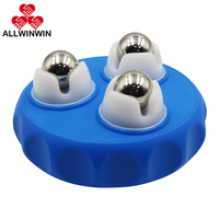 ALLWINWIN RMB43 Rouleau de massage à 3 billes en acier - Masseur plantaire pour fasciite plantaire et points de pression des pieds