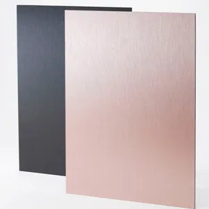 铝复合板玫瑰金ACP板材a2级防火铝复合板铝立面ACM复合板