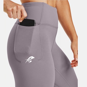 WOMEN'S CUSTOM DESIGN LOGO SUBLIMATION PRINTED <b>POCKET</b> HIGH WAIST FITNESS <b>LEGGING</b> GYM/YOGA <b>LEGGINGS</b> - Product Image 6