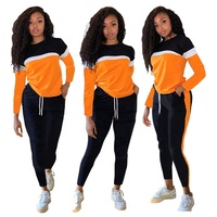 Costume de jogging pour femme, survêtement 2 pièces, costume de sport bon marché, nouveau design, vente en gros, avec logo personnalisé, collection automne 2022