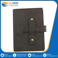Cahier A5 de haute qualité 7x5mm fait à la main bouddha impression coton recyclé 200 Gsm cuir PU meilleur Journal d'idée de cadeau en gros