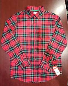 Chemises en flanelle décontractées à manches longues pour adolescents, de marque haut de gamme, en surplus, à boutons, unies, en coton à séchage rapide - Product Image 4