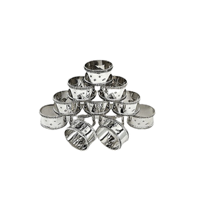 Anneau de serviette en forme d'arbre en aluminium couleur or rond de serviette avec anneau de serviette de cuisine de restaurant de la plus haute qualité - Product Image 6