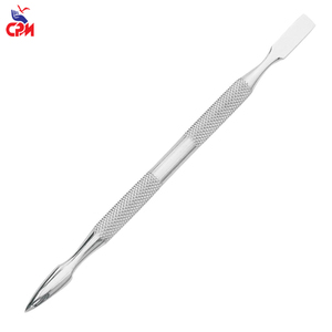 Pousse-cuticules double embout professionnel en acier inoxydable – Outil de manucure et pédicure de qualité supérieure pour le nettoyage des ongles - Product Image 2