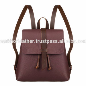 Leather <b>Mini</b> <b>Backpack</b>/Tote Bag/ <b>Women</b> Shoulder / Handmade / <b>Women's</b> MKL-1918 - Product Image 1
