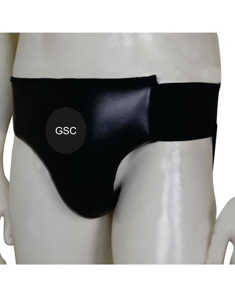 New Arrival Groin Guard for Sports & Martial Arts <b>Elastic</b> <b>Laces</b> & Adjustable Waist Leather MMA Groin Protection - Product Image 2