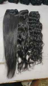 Bonitos mechones de cabello de templo indio y cierres frontales Cabello libre de queratina blanqueada de larga duración - Product Image 5