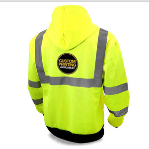 Chaqueta de invierno de carcasa blanda de seguridad reflectante personalizable para hombres y mujeres con cuello levantado y etiquetas de diseño de logotipo - Product Image 2