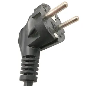 VDE europäischen standard ac power kabel mit ac Y stil Plug French 2 pins Plug Curved stange