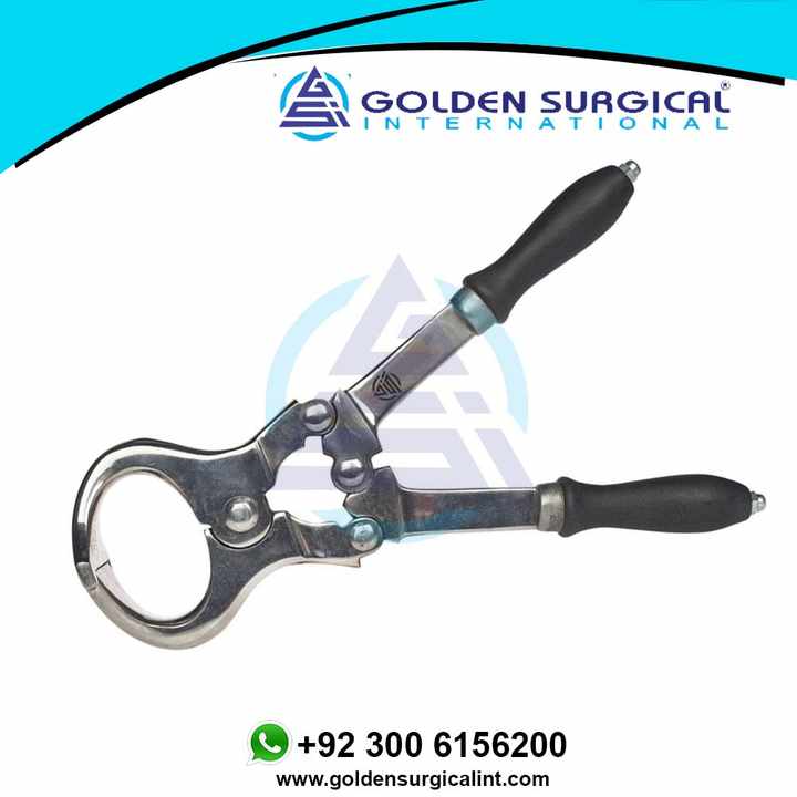 Burdizzo Castration Forceps with Bend Locker for Animal Sex  