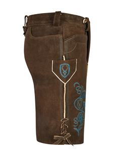 Lederhosen allemands tendance pour hommes, grande taille, en cuir de chèvre de qualité supérieure, style traditionnel vintage, écologique, tenue d'Oktoberfest personnalisée - Product Image 4