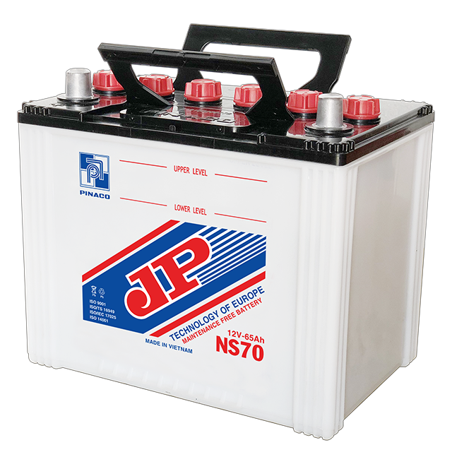 Ắc Quy Ô Tô Sạc Khô Chất Lượng Cao JP NS70 (12V - 65Ah) Tiêu Chuẩn JIS