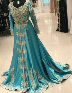 STUNNING CAFTAN DRESS EMBROIDERY OF DABKA, CRYSTAL GLASS BEADS,GLASS STONE WORK FOR PARTY-WEAR @ 2022 - Product Image 1