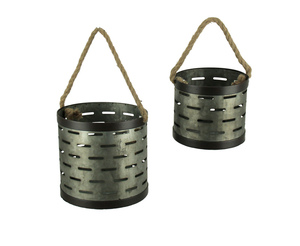 Macetero colgante de pared para decoración del hogar/macetero de METAL/macetero de flores - Product Image 2