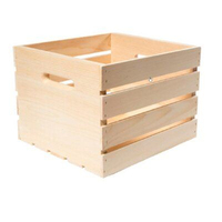 Caisses en bois décoratives à lattes, caisses en bois emboîtables, palettes, caisses en bois polyvalentes pour l'emballage, le stockage et le transport de marchandises