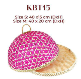 King Craft Viet Plateau de panier à nourriture en bambou de haute qualité Organisateur de cuisine fait à la main Couverture de tente de service Conteneur de stockage à usage quotidien - Product Image 3