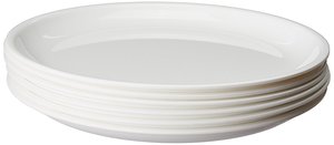 Platos blancos de alta calidad para el microondas, mesa de cena de postre para servir, plato de catering para oficina o fiesta en casa - Product Image 6