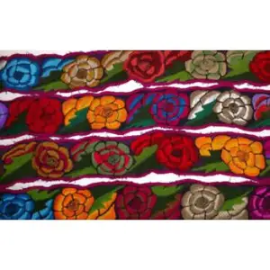 Cinturones florales coloridos bordados, selección tradicional mexicana, lo mejor en la India única o personalizada