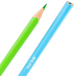 2024 grosir pensil warna kayu alami untuk siswa tersedia dengan biaya terjangkau dari India