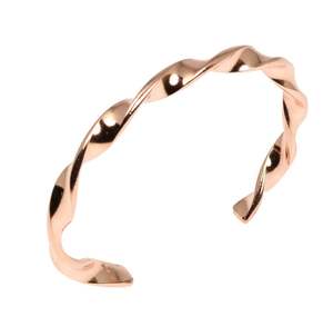 Twisted <b>Copper</b> Cuff <b>Bracelet</b> Brass <b>Bracelet</b> - Product Image 1