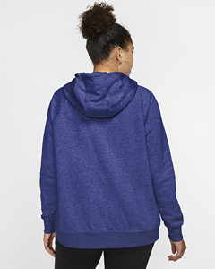 <b>Women's</b> Soft Fleece <b>Hoodie</b> with <b>White</b> Stripe Printed Casual Street Wear Drop Shoulder Design for Winter - Product Image 6