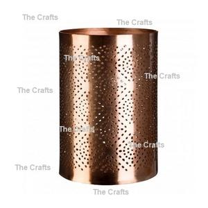 Greatest Quality Round Shape Votive In Metal <b>Copper</b> Color Votive <b>Candle</b> <b>Holder</b> For Wedding Decor Accessories - Product Image 1