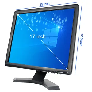 Özelleştirilmiş 15 inç 19 inç VGA TFT LCD monitör 17 inç LED PC bilgisayar monitörü üreticisi