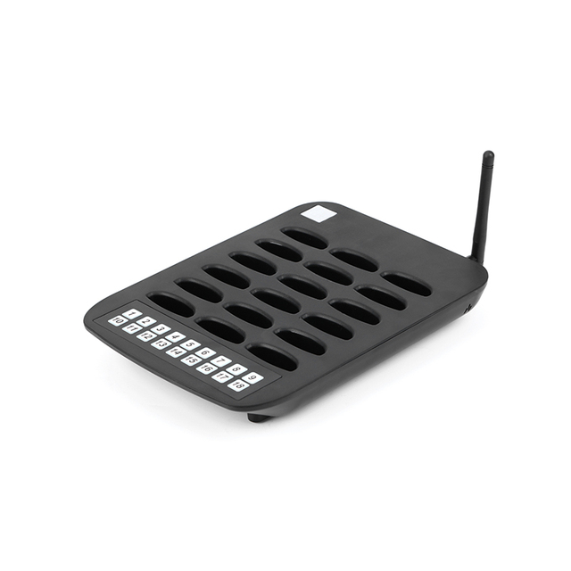 Wireless Restaurant Table Buzzer Digital Calling System BYHUBYENG CS-18QM 433.92MHz Long Range Open Area 3000m CE FCC FM Factory