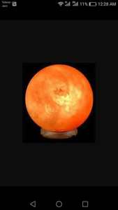 NSLT NSLT-85 Hermosa Lámpara de Sal Rosa del Himalaya con Marco de Madera Tallado con Diseño Floral, Decoración para el Hogar - Product Image 3