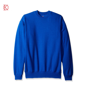 High Quality Mens Solid Cotton/Polyester Crew Neck Sweatshirt Plain Men's Crew Neck Hoodie - Product Image 2
