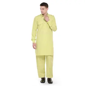 Vestido paquistanês para homens, roupas masculinas de alta qualidade feitas sob encomenda shalwar kameez, 2021