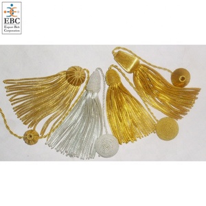 OEM Tam Học Tập Y Phục Tua Trong Vàng Hoặc Bạc Kim Loại Chủ Đề Chất Lượng Cao Tam Vàng Tua Trong Trim Và Rìa Bán Buôn - Product Image 4