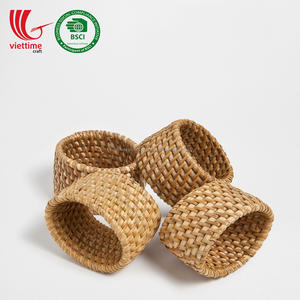 แหวนรองผ้าเช็ดปากหวายธรรมชาติ งานฝีมือ ขายส่ง/ แหวนรองผ้าเช็ดปากหวาย ผลิตในเวียดนาม - Product Image 2