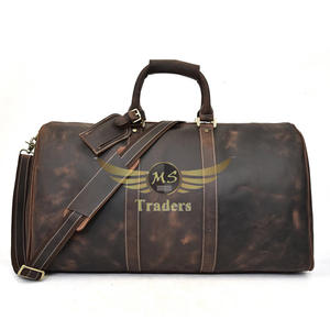 Sac de voyage d'affaires en cuir de grande capacité OEM sac de sport personnalisé en cuir femmes hommes sac de voyage en cuir de voyage - Product Image 1