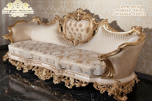 Muebles tallados a mano de estilo barroco para sala de estar, conjunto de salón de lujo de estilo francés tallado a mano - Product Image 4