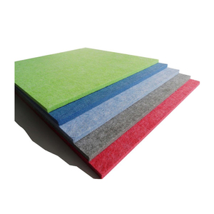 Panneau insonorisant de qualité supérieure Panneau mural en PET pour cinéma, hôtel, panneau acoustique en fibre de polyester de l'exportateur indien - Product Image 1