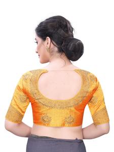 Fantaisie Designer prêt à porter indien femmes broderie pierre travail hauts Blouses fête porter mariage dernières dames porter Blouse Alphanumero - Product Image 6