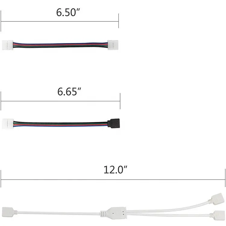 4 핀 커넥터 2 3 5 6pin LED 스트립 커넥터 RGB RGBW WS2811 2835 3528 LED 스트립 라이트 와이어 터미널 스플 라이스