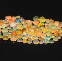 Ethiopian Welo Opal Cabochon 8 mm 3 mm Forme unie Changement de couleur des pierres précieuses naturelles en vrac pour la fabrication de bagues/pendentifs Prix de gros