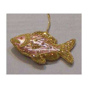 Décoration de Noël en forme de poisson à suspendre pour arbre de Noël - Product Image 1