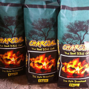 NATURAL HALABAN HARD WOOD CHARCOAL,BBQ BARBECUE, SUPERMARKET 3 KG, 5KG PACKAGING PARAGUAY - Product Image 1
