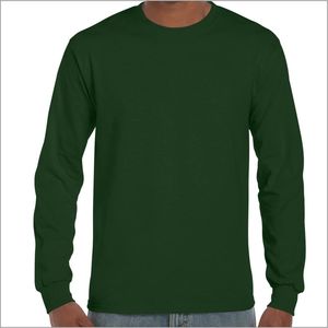 Camiseta Lisa de Manga Larga Unisex para Hombre con Logotipo Personalizado, Impresión Digital, 100% Algodón, Secado Rápido - Product Image 5