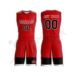 ชุดบาสเก็ตบอลสั่งทำพิเศษ ระบายอากาศได้ดี ป้องกันแบคทีเรีย สำหรับผู้ชาย แห้งเร็ว พิมพ์ลายแบบ Sublimation ขายส่ง - Product Image 6