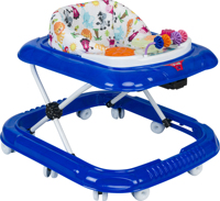 Chaise de marche pour bébé de haute qualité avec cadre en plastique, siège souple, table d'activités avec musique et lumière, 10 roues, pliable, normes européennes