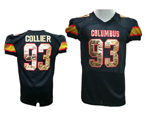 เสื้ออเมริกันฟุตบอลแฟชั่นพิมพ์ดิจิตอลแบบกำหนดเอง - Product Image 6