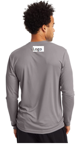 Men's Long Sleeve Cool Casual Tee-<b>Shirt</b> Printing Logo UPF 50+ (<b>100</b>% <b>Polyester</b>) Imported Pull on Closure & Machine Wash - Product Image 3