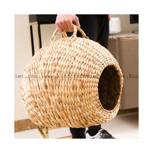 ที่นอนสัตว์เลี้ยงทำจากแก้วหญ้าทะเลสานมีซิปปิดลายสัตว์รูปสัตว์ที่นอนสัตว์เลี้ยงระบายอากาศได้ตามธรรมชาติ - Product Image 2