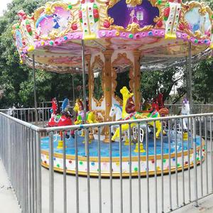 Advencture Swing Sân Sau Công Viên Giải Trí Di Động Ride Nhỏ Vui Vẻ <span class=keywords><strong>Go</strong></span> Vòng Trẻ Em Đi Xe Sử Dụng Carousel Horse Để Bán - Product Image 2