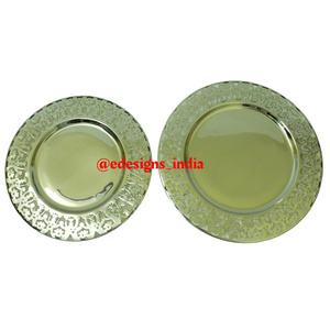 Placa de carga de Metal rosa de calidad Superior, placa de carga hecha a mano con forma redonda, la mejor oferta - Product Image 4